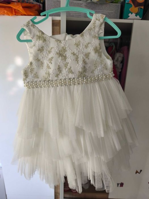 Бебешка официална рокля за кръщене