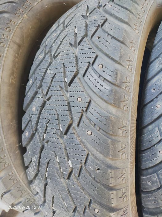 Шины зимние, шипованные