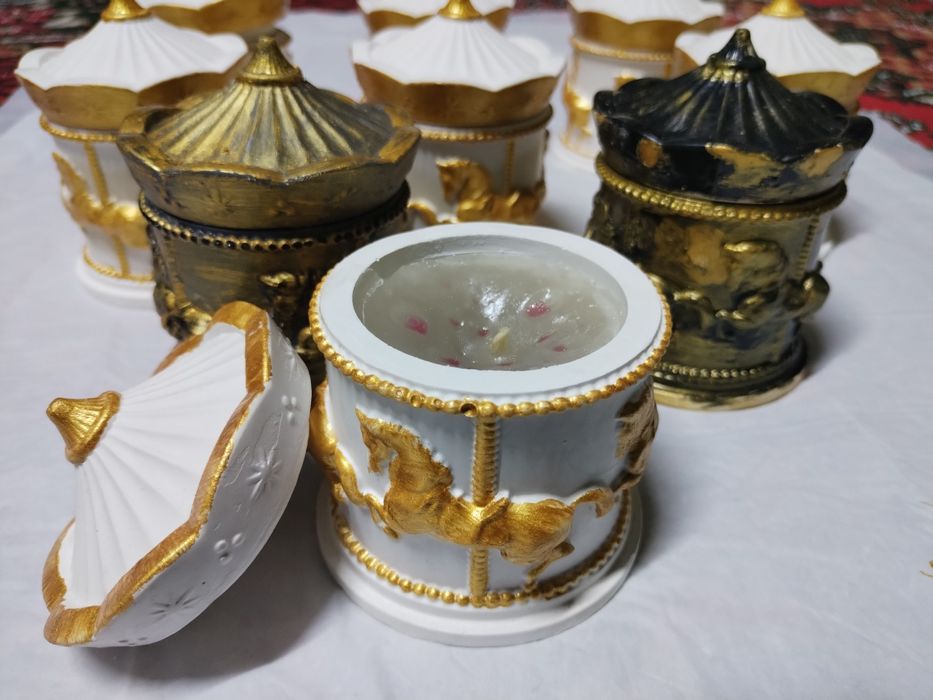 Sovg'a uchun Aromatik sham dekorativni idishda xushbuy xidli optom nar