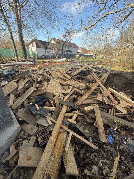 Vand lemn brad resturi constructie