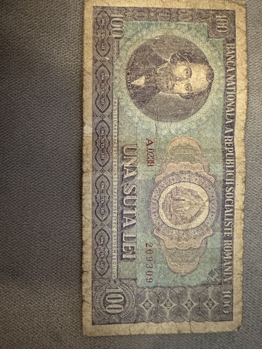 Vand bancnota 100 ron din 1966 de colectie ofer si rog seriozitate