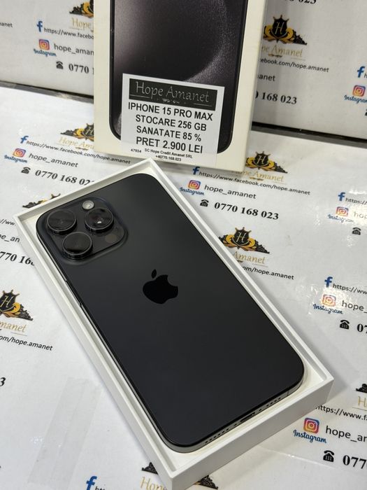 Hope Amanet P7 Iphone 15 Pro Max 256 Gb