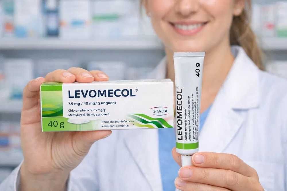 Levomecol Unguent 40g(4 buc.)- Antibacterian și cicatrizant rapid