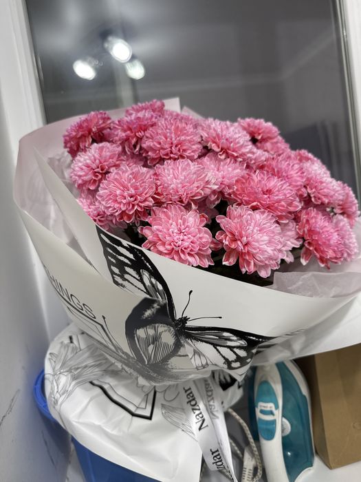 Цветы букет свежие б/у