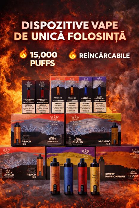 Narghilea - Crown Bar / Al Fakfer 15.000 puffs‼️