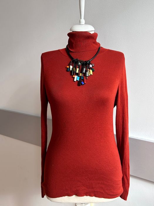 Хубаво оранжево поло коприна и памук