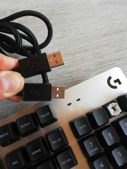 Logitech G413 silver механичка клавиатура с подсветка