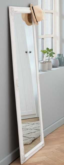 Oglindă foarte mare Nordborg 72x162 alb/auriu