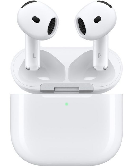 НОВО!!! Безжични слушалки Apple AirPods 4, бели