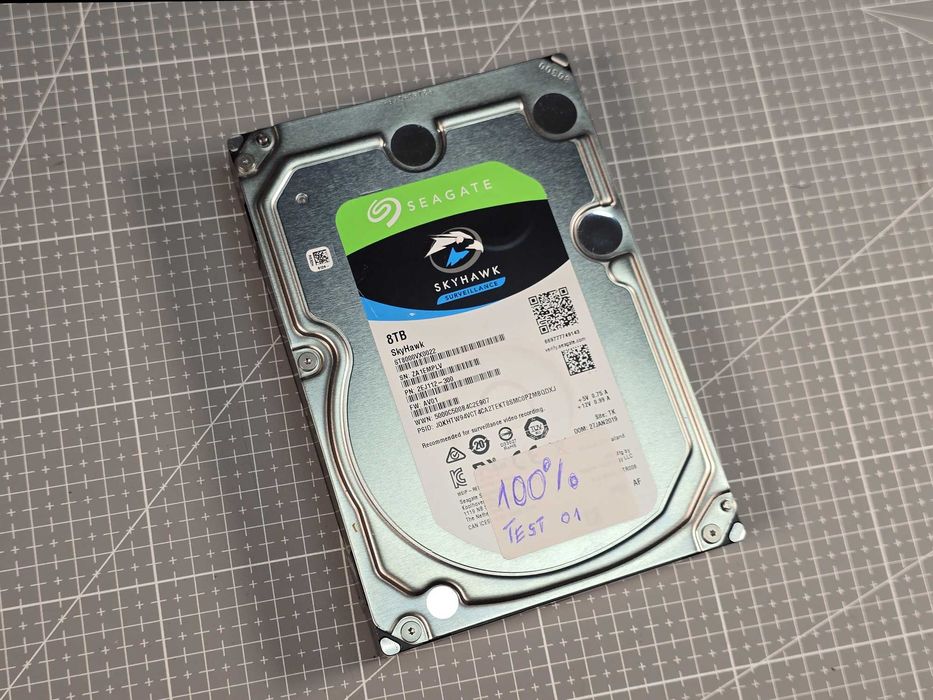 HDD Seagate SkyHawk 8TB – SATA III – Health 100% – Testat complet