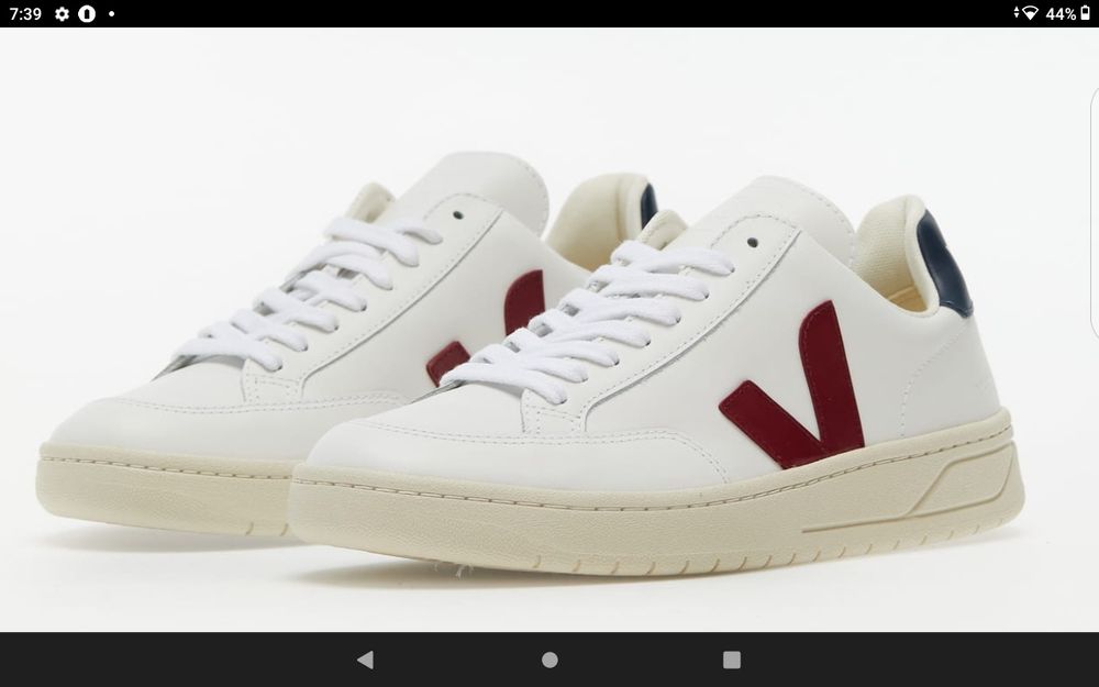 Adidasi VEJA Bărbați alb-negru,alb-bordo,alb - verde,piele , mărime 42