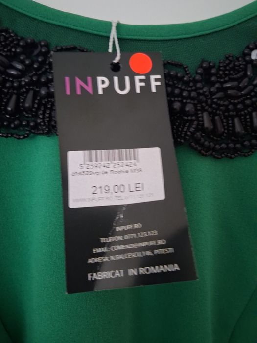 Rochiță evazata verde