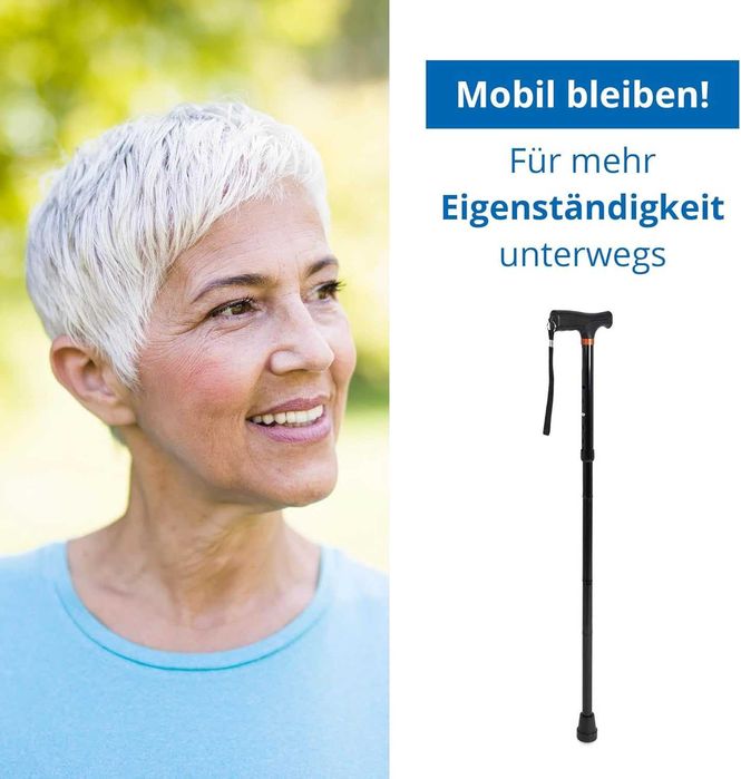 Сгъваем бастун Weinberger Телескопичен бастун регулируем неплъзгащ се