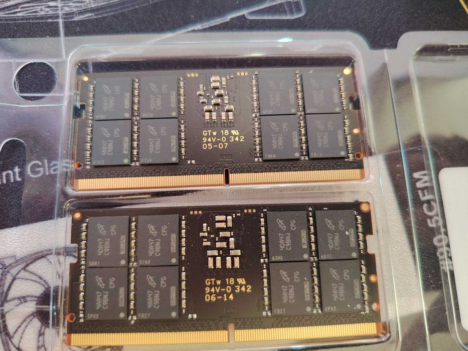 Рам Памет За Лаптоп Crucial 2x32GB 64GB DDR5 4800MHz  SODIMM