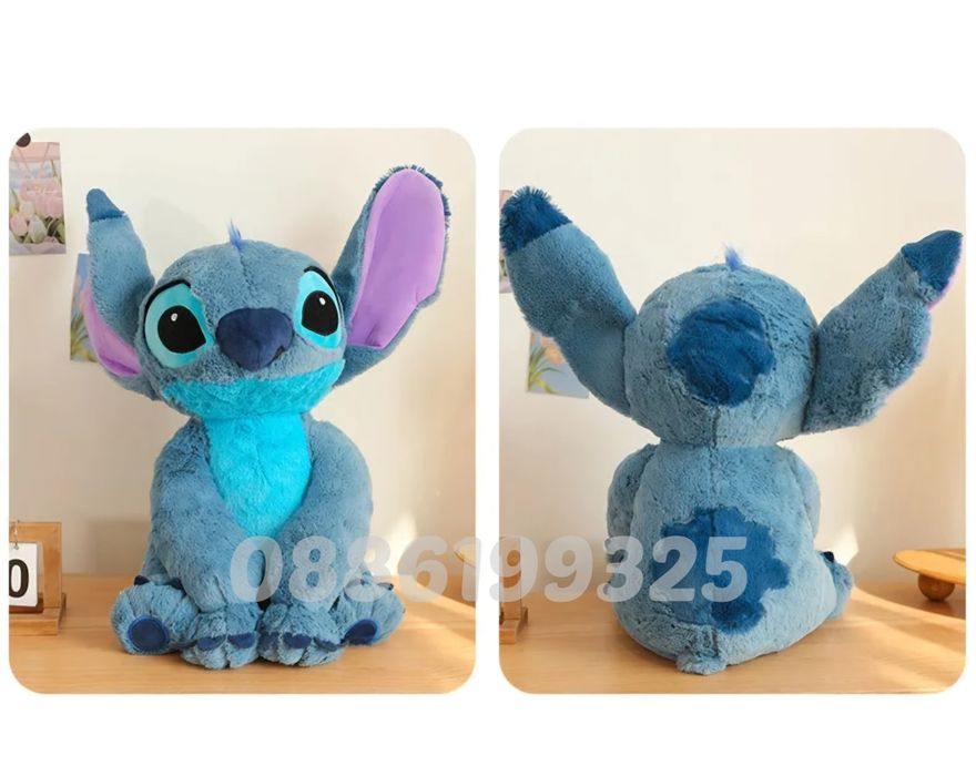 Голям плюшен Стич, 60см Плюшени играчки Лило и Стич Lilo Stitch Плюшен