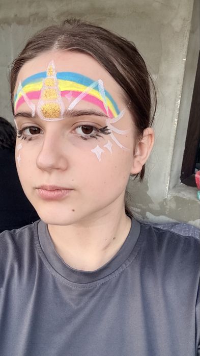 Pictură pe față pentru cop