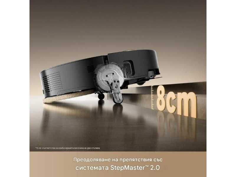 Робот Прахосмукачка MOVA MOBIUS 60 RLV83LE - 30000Pa, Черен