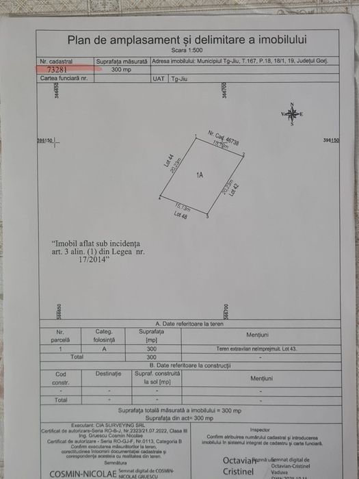 Parcele de teren Cartier Narcise