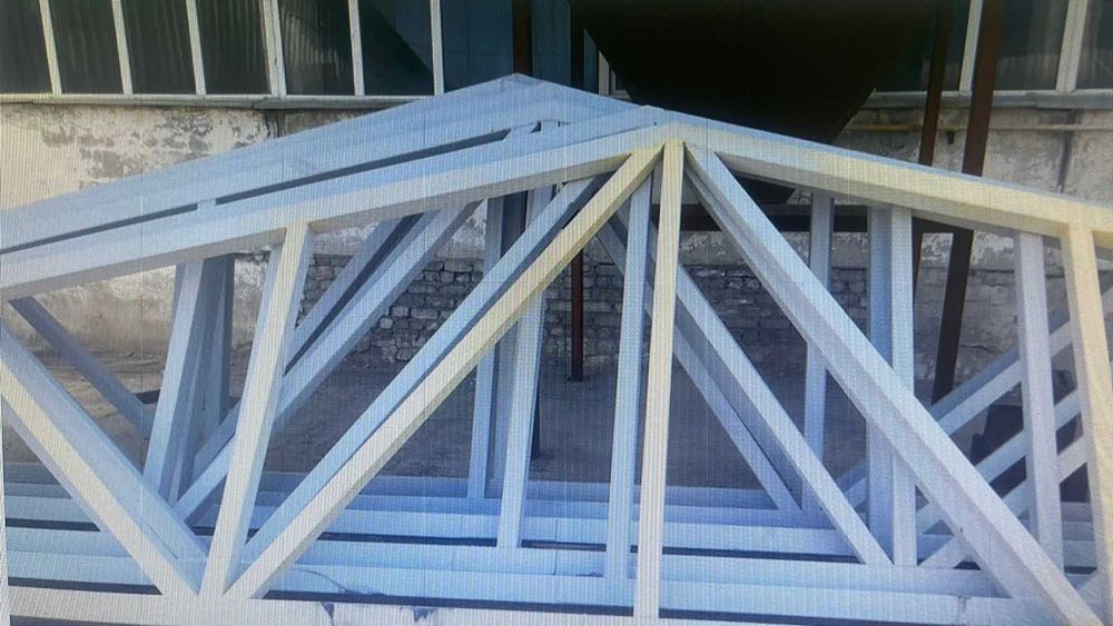 металлические каркасы, фермы