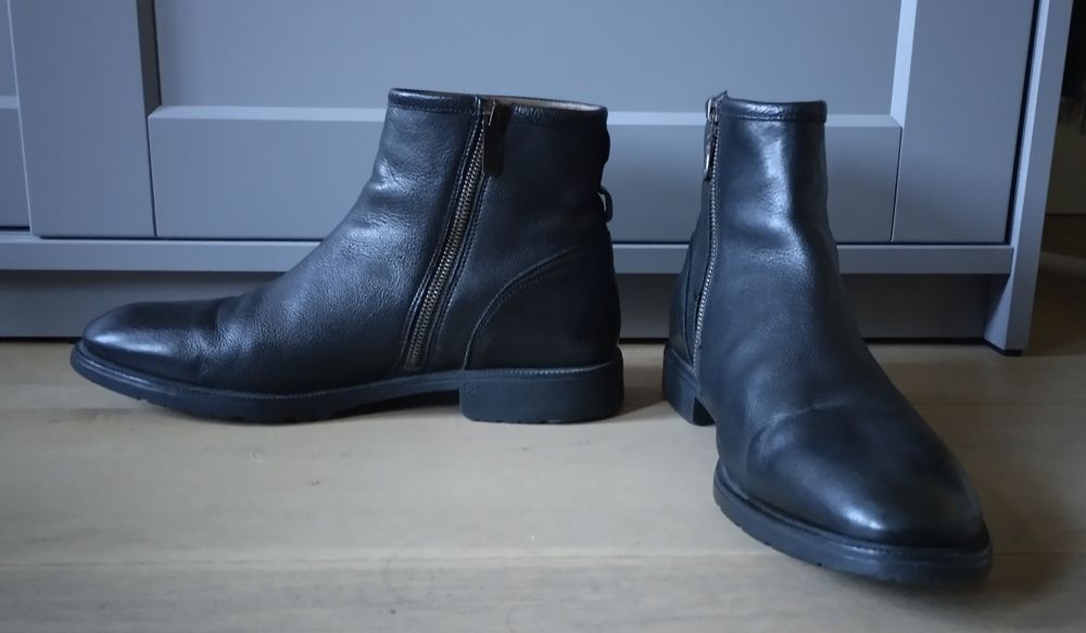 Cizme scurte din piele barbati