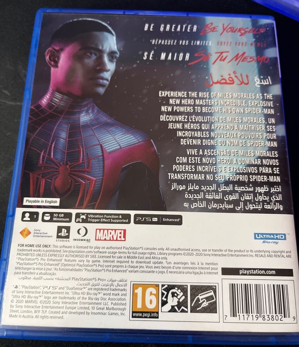 Marvel’s Spider-Man Miles Morales PS5 | Идеальное состояние