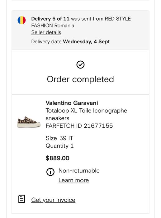 Кеды valentino garavani