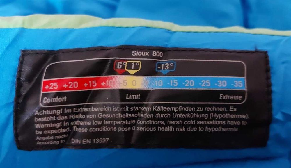 Спален чувал Vaude Sioux 800