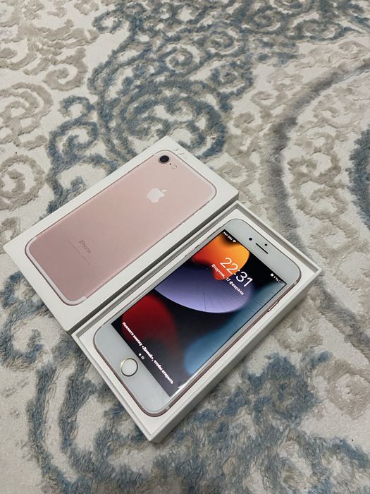 Айфон 7 цвет розвый