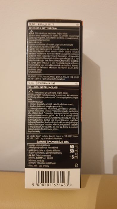 Vopsea Syoss noua 9-67 coral gold