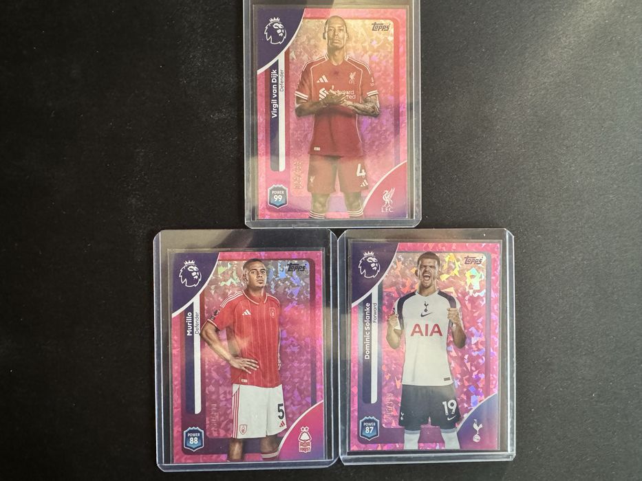 Premier League 25/26 номерирани карти / Gold Vault / Barcola / Messi