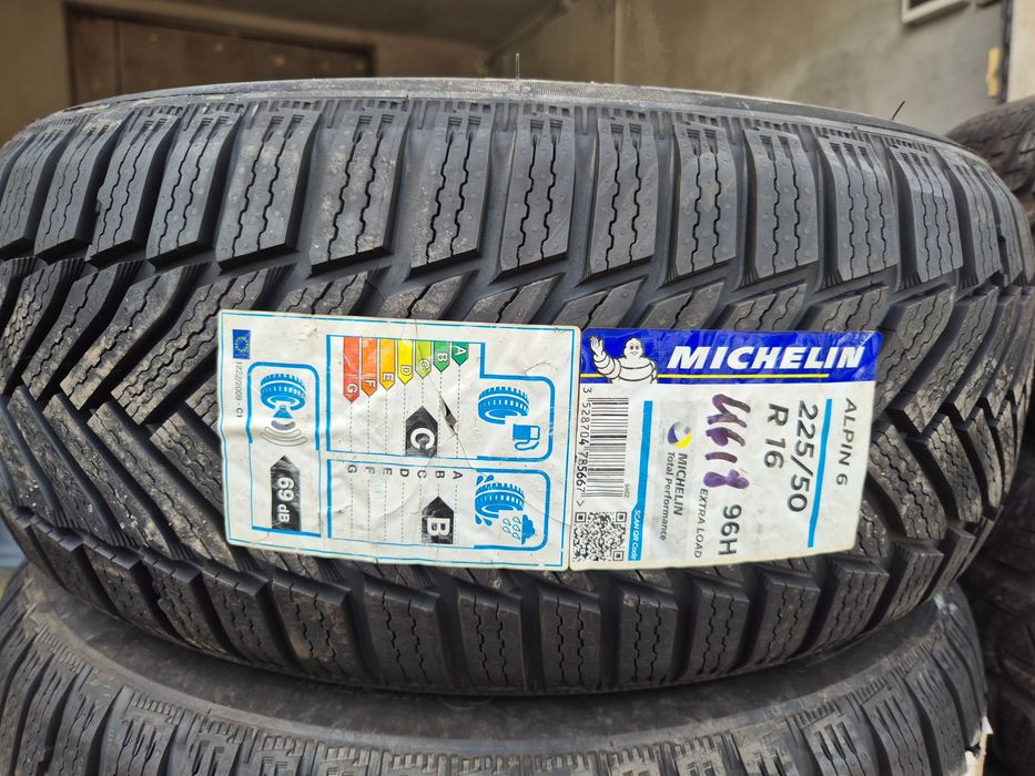 4 Anvelope M+S IARNA - 225/50/16 - Michelin Alpin 6 - NOU - DOT 2018 !