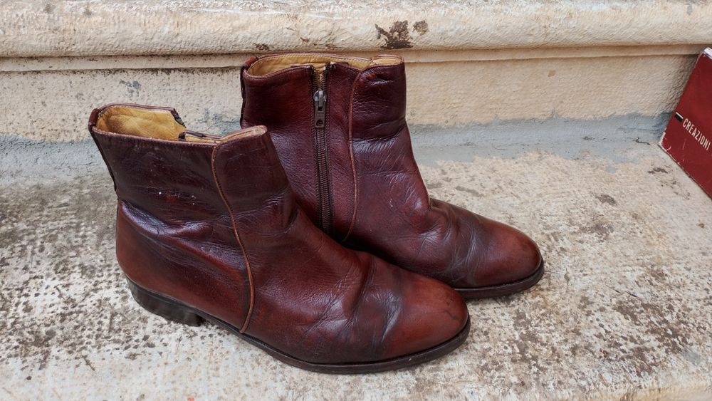 Мъжки боти и обувки естествена кожа италиянски