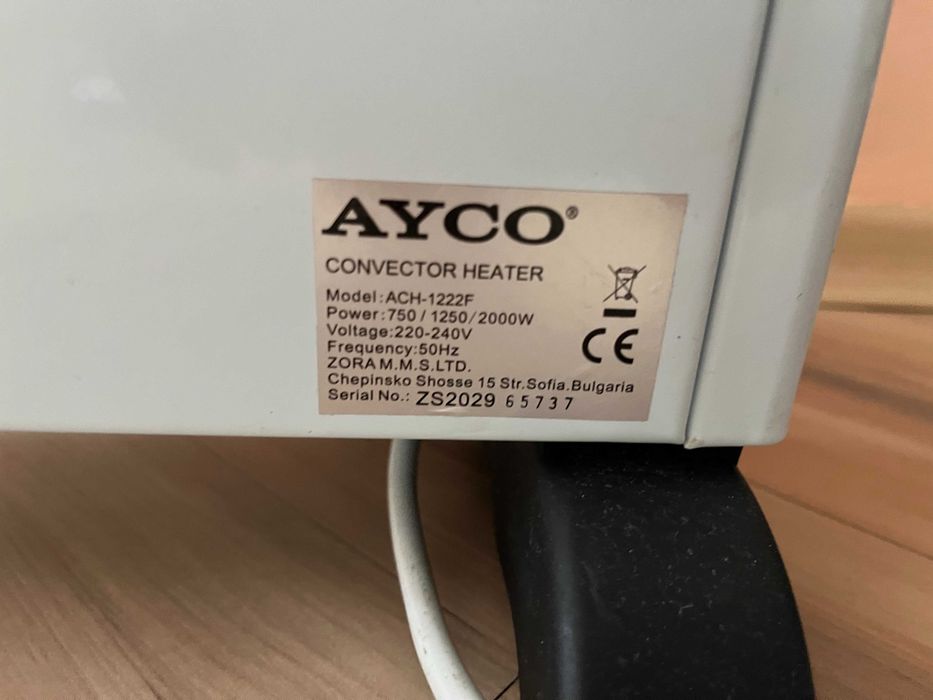 Конвектор Ayco ACH-1222F