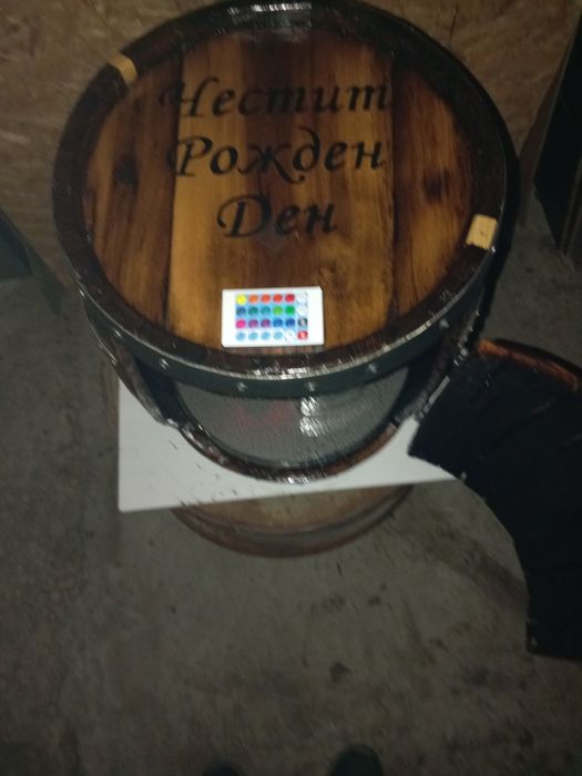 Уникален подарък за ЧРД с цветно лед осветюение лед осветление  захран