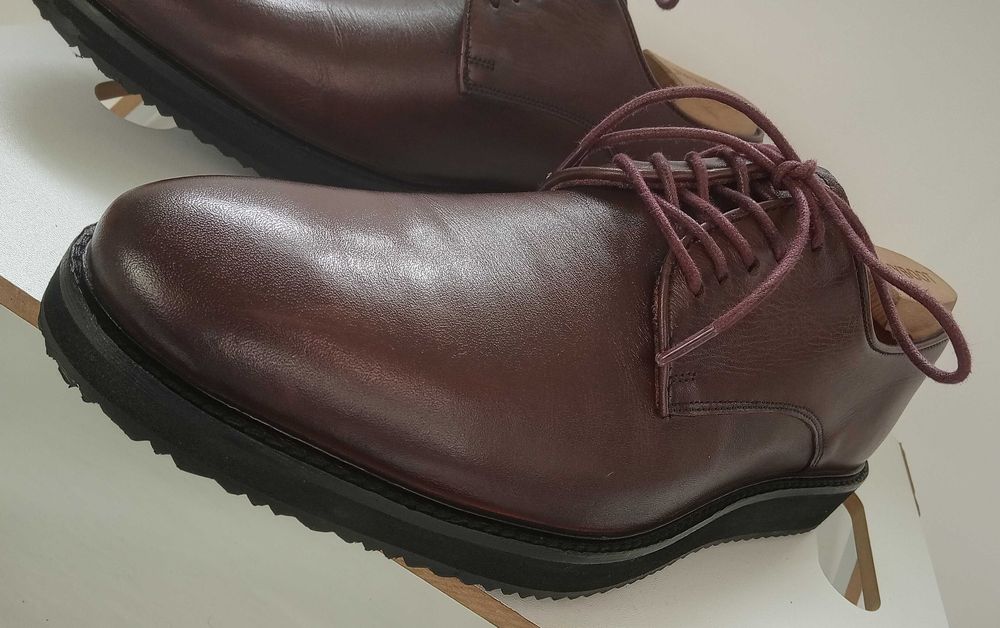 Pantofi derby premium Schuh 43 piele naturala moale