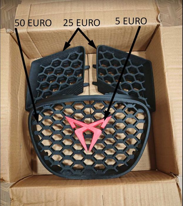 Seat Ibiza 6L решетка пчелна пита