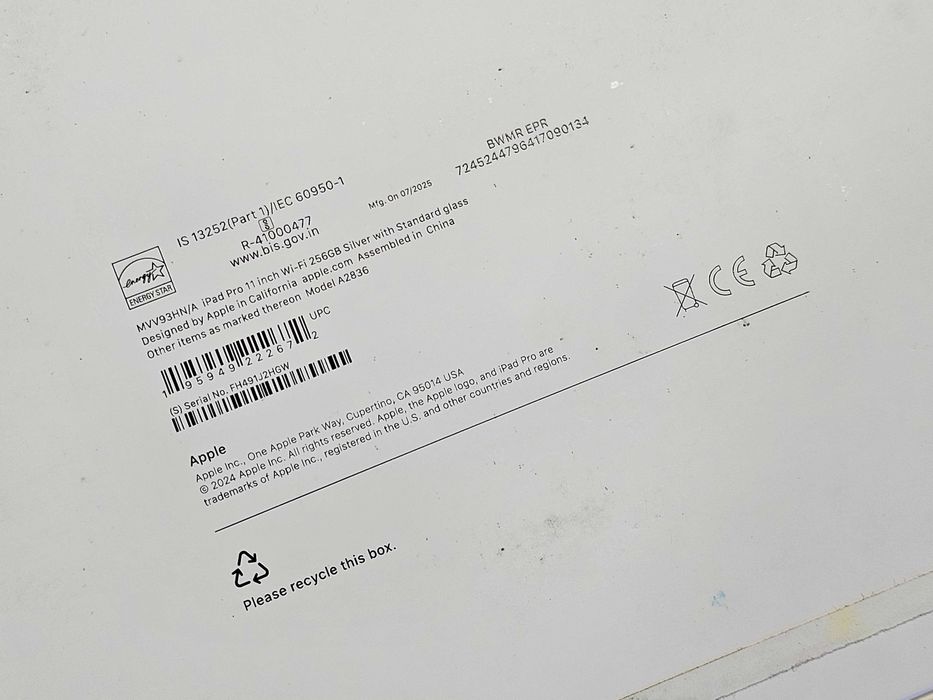 ПРОДАМ iPad Pro 11 M4 (256GB) WiFi Планшет. Практический НОВОЕ