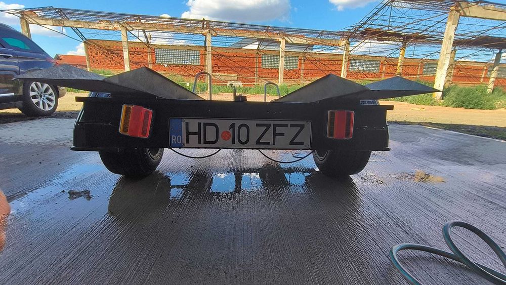 Remorca moto 2 poziții cu FRÂNARE