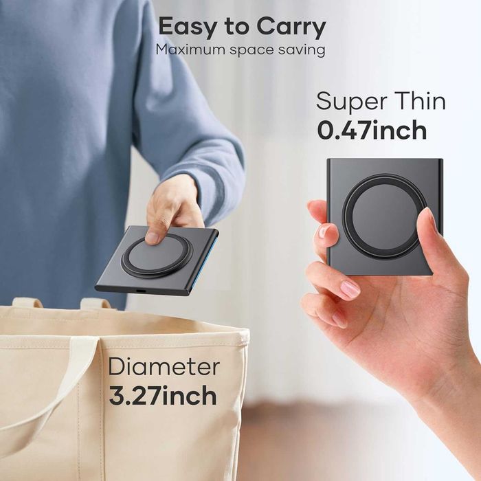 V6 15W безжично зарядно за iPhone,Samsung Galaxy,Note,AirPods