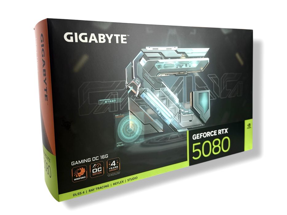 Видеокарта GIGABYTE GeForce RTX 5080 Gaming OC 16G