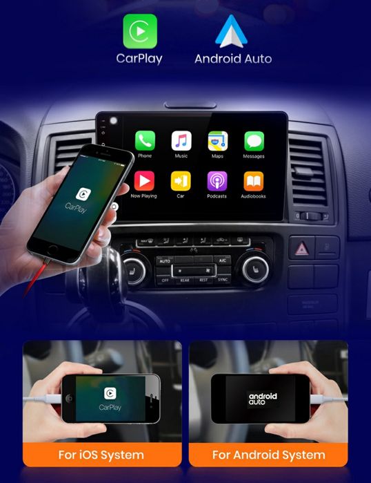 Navigatie Android dedicata Multivan Transporter T5 (2008-2015)