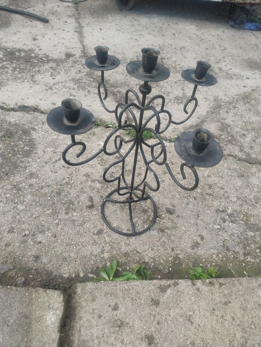 Голям свещник от ковано желязо
