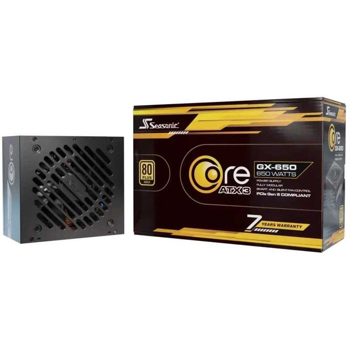 Sursă Seasonic Core GX-650-V2 650W 80+ Gold ATX 3.1 full modulară nouă cu garanție