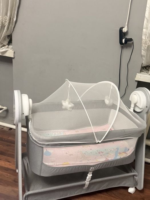 Электронный Калыбельный люлька кровать для малышей