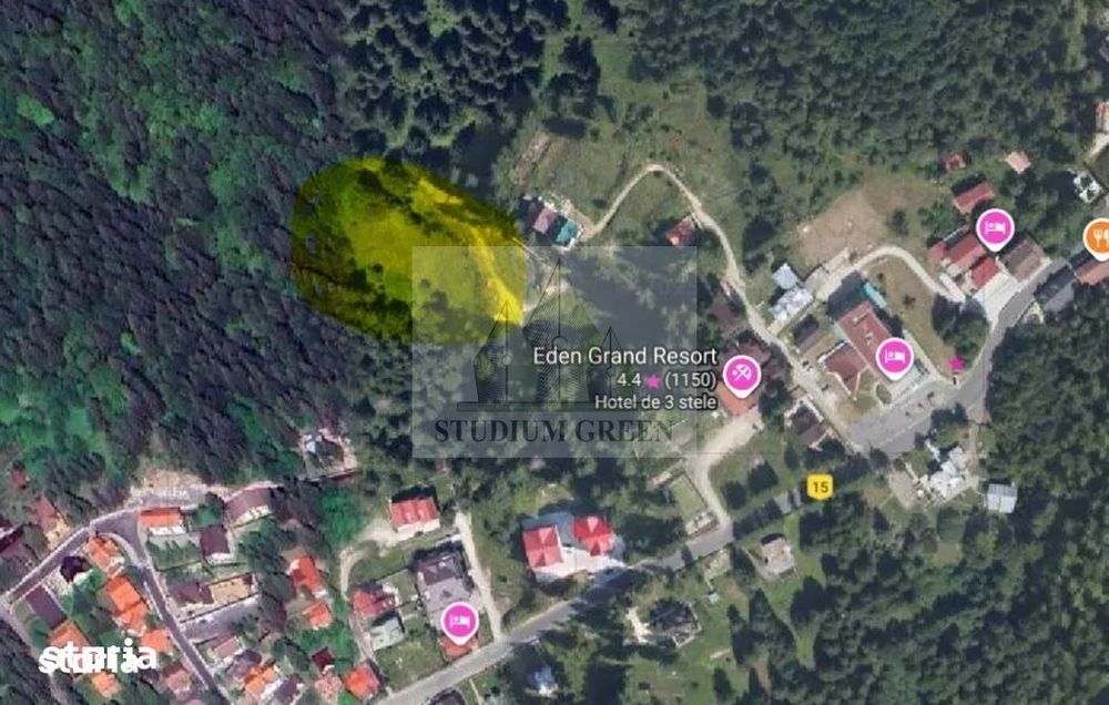 Proprietar vand 7059 mp de vanzare in Predeal- str. Schiorilor/Cioplea