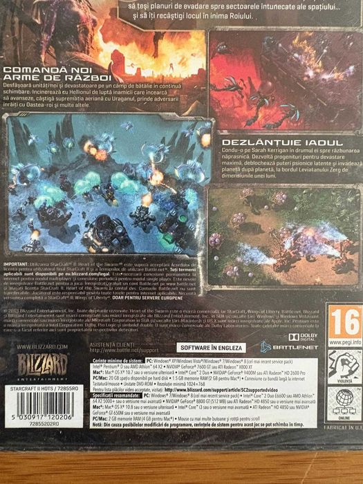 StarCraft II Battle Chest – Colecție Originală Blizzard