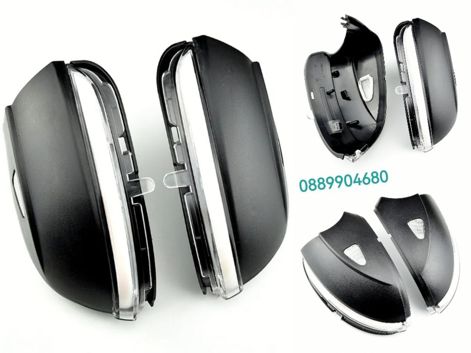 Динамични лед мигачи за огледала Бягащи Led VW Passat, Scirocco, EOS,