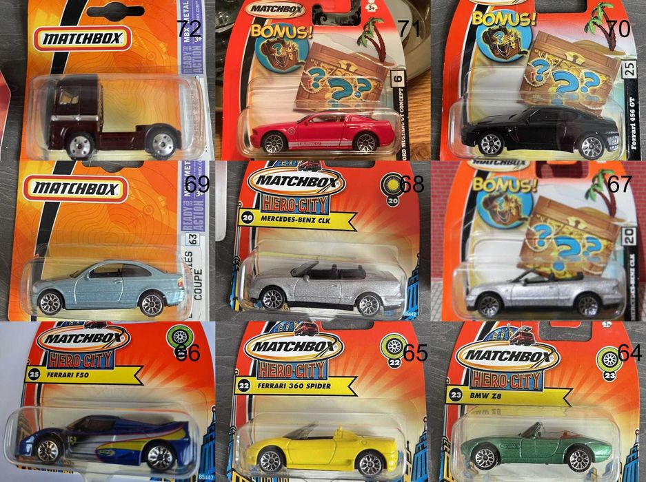 Метални колички Мачбокс Matchbox от различни години в мащаб 1:64 Част1