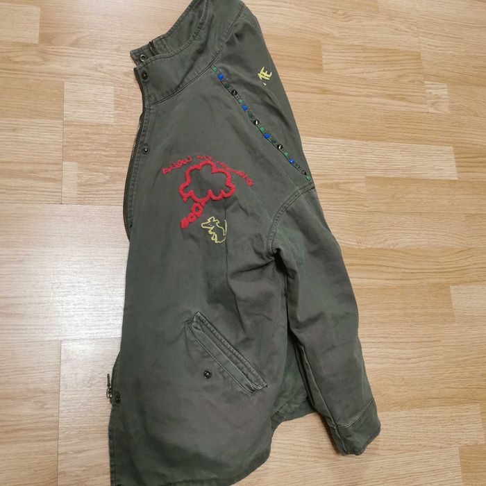 Geacă verde de blugi