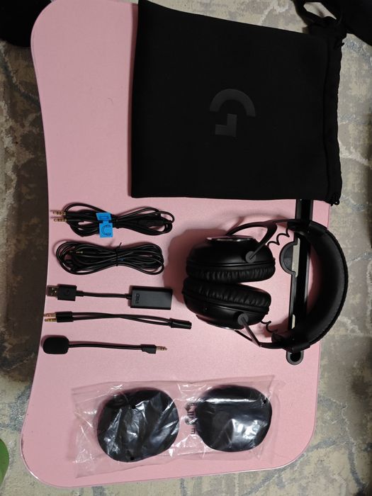 Игровые наушники Logitech G PRO X (Blue Mic)